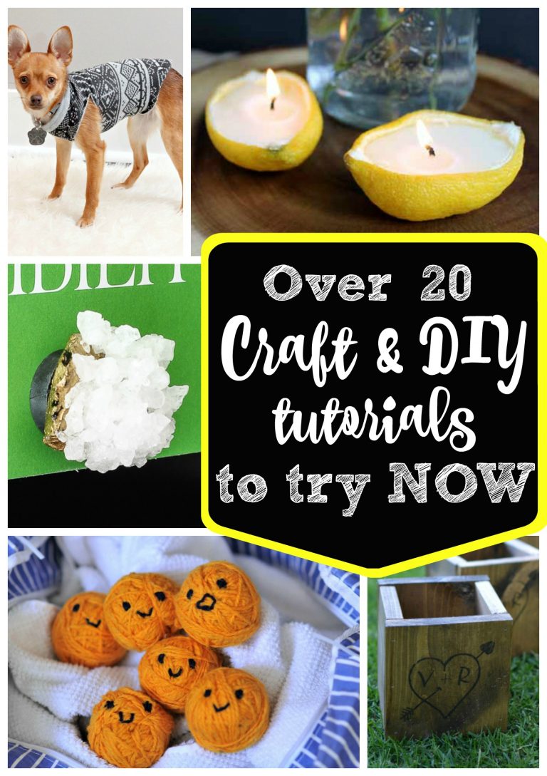 20 Craft Tutorials to Try Now