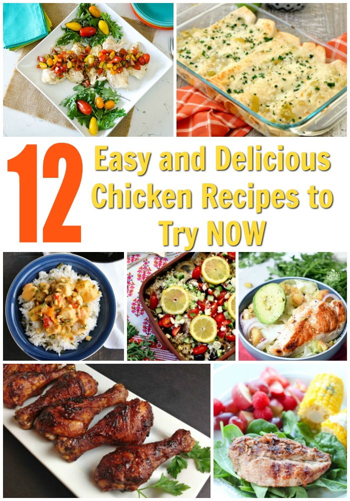 12 Easy Chicken Recipes