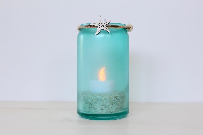 Beach Glass Candle