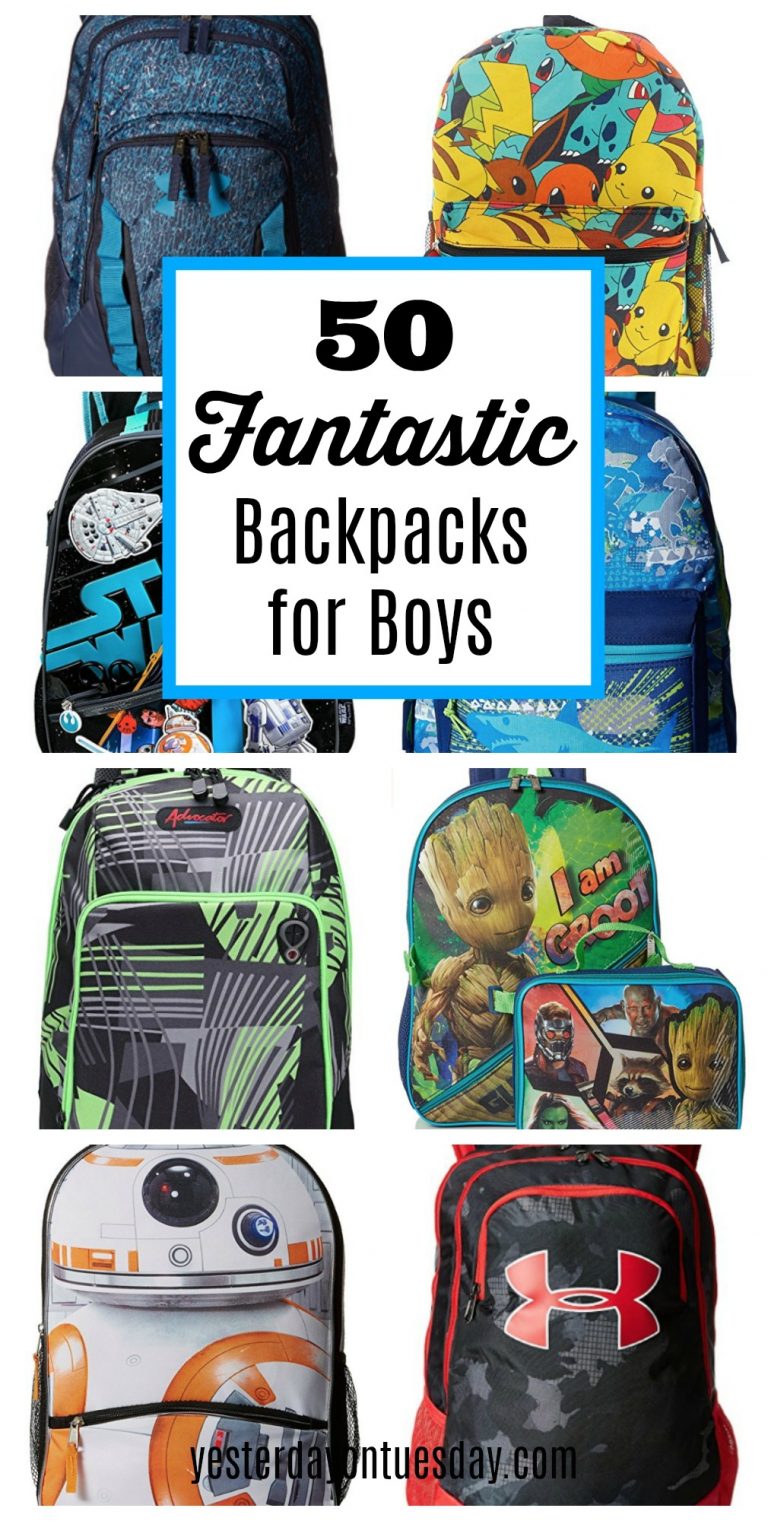 50 Fantastic Backpacks for Boys