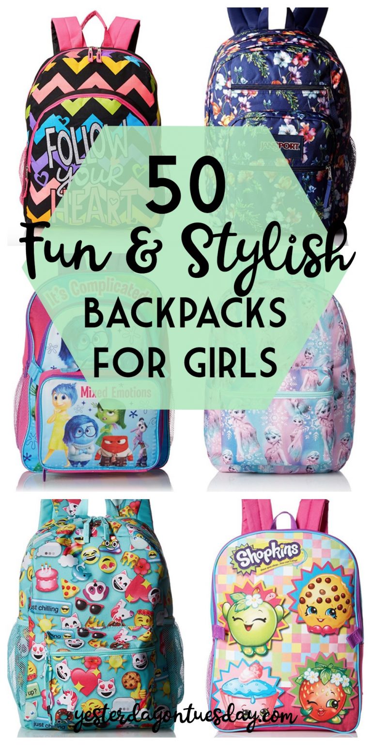 50 Fun & Stylish Backpacks for Girls