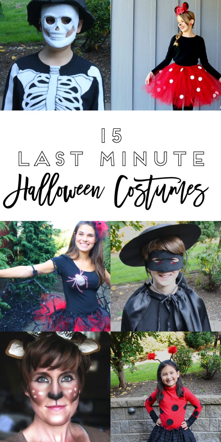 15 Last Minute Halloween Costumes