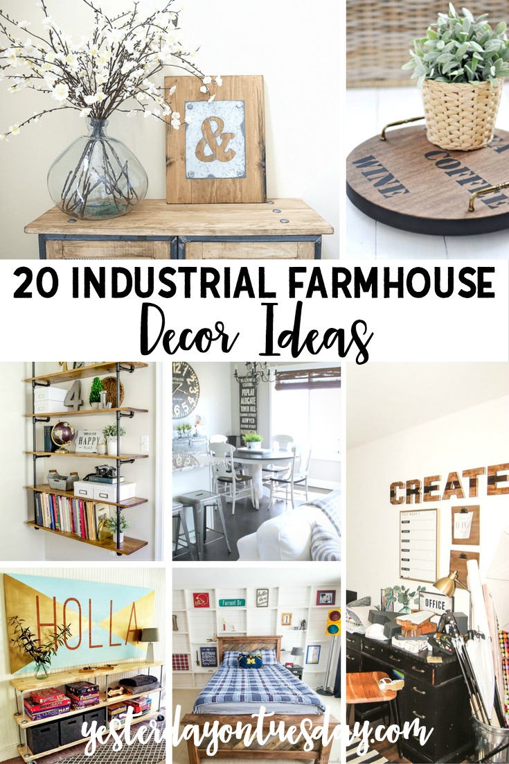 20 Industrial Farmhouse Decor Ideas