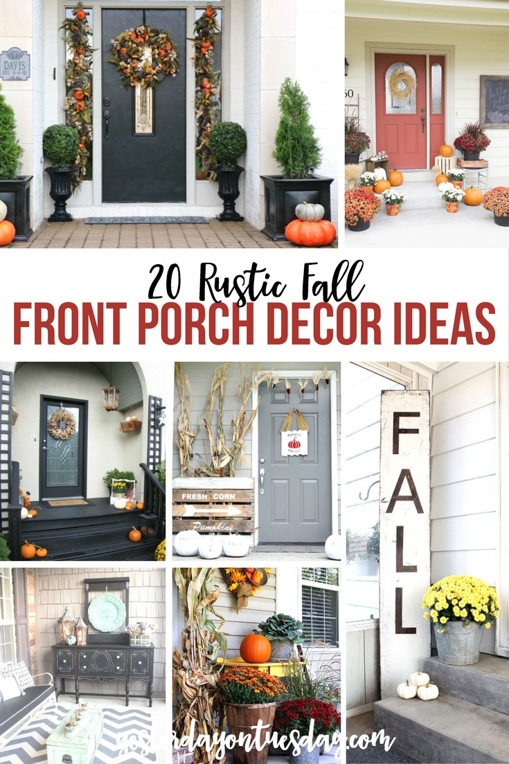 20 Rustic Fall Front Porch Ideas
