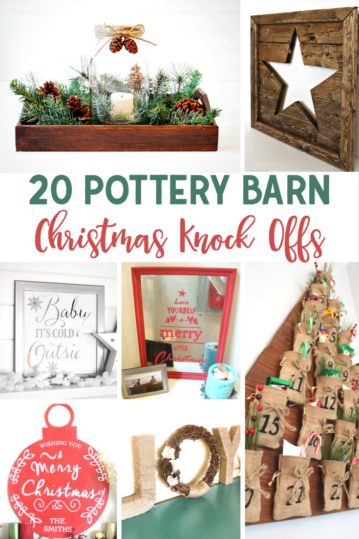 20 Pottery Barn Christmas Knock Offs