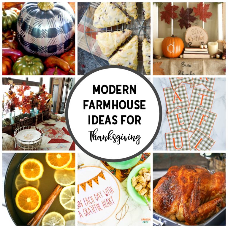 Fun Modern Farmhouse Ideas for Thanksgiving