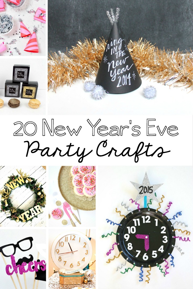 20 New Year’s Eve Party Crafts