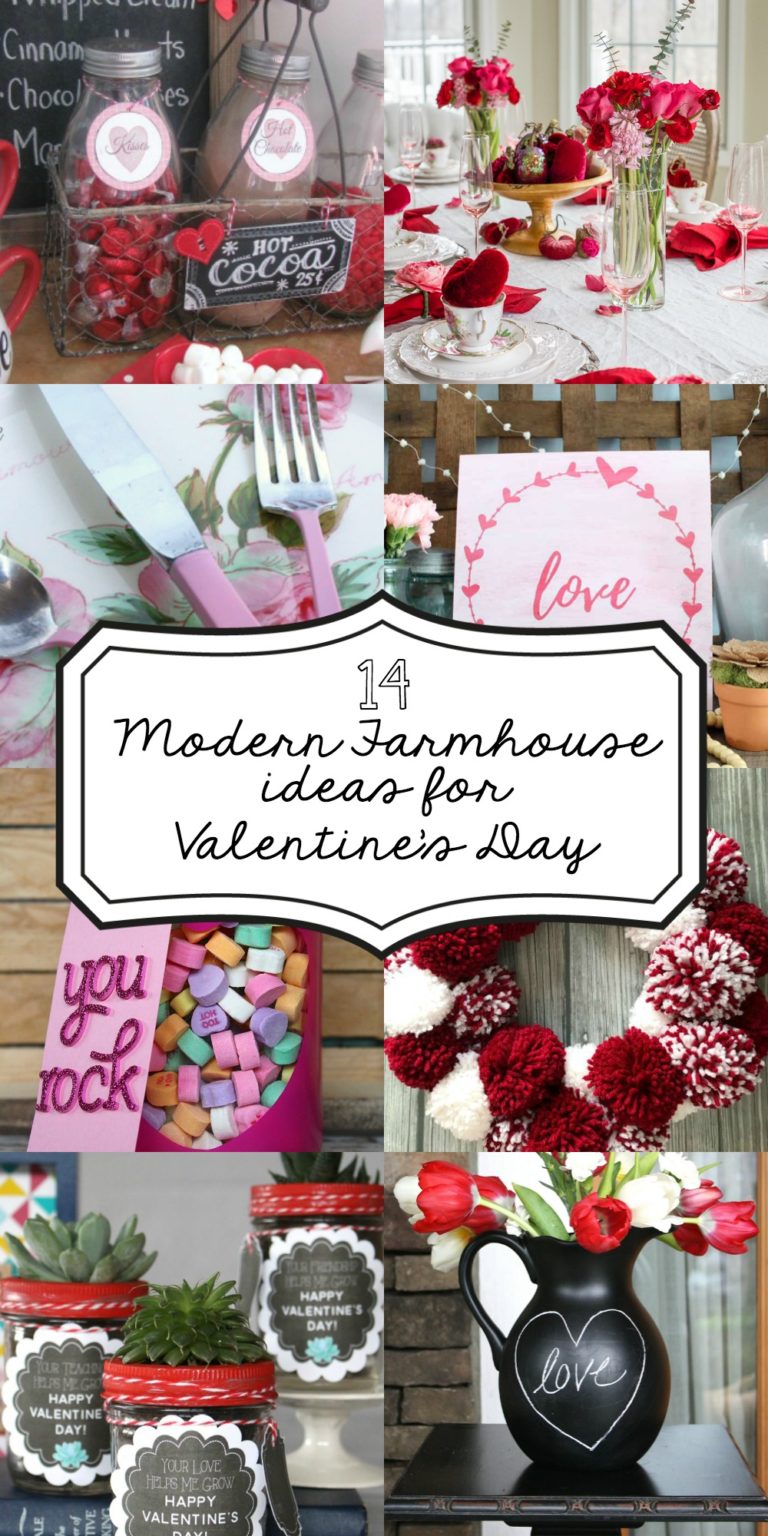 14 Modern Farmhouse Ideas for Valentine’s Day
