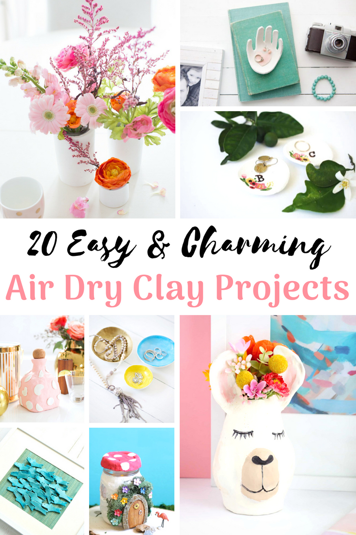 20 Easy & Charming Air Dry Clay Projects