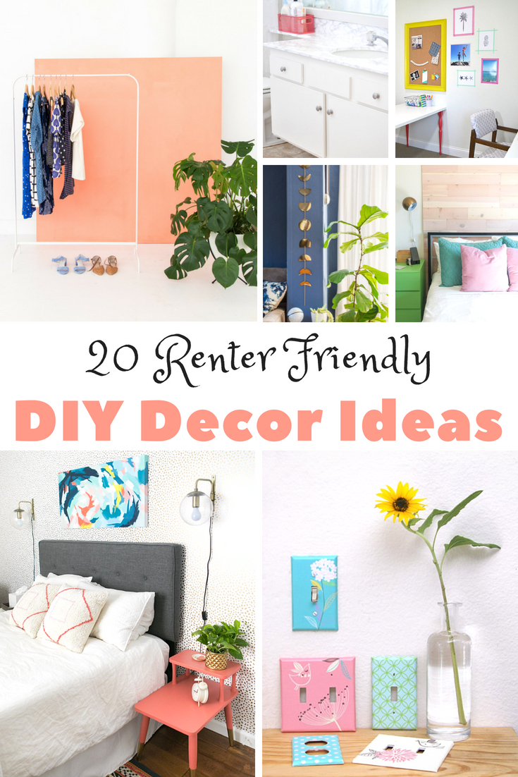 20 Renter Friendly DIY Decor Ideas