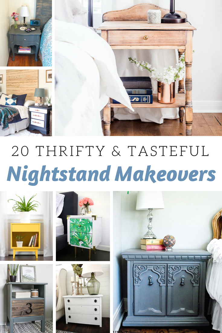 20 Thrifty and Tasteful Nightstand Makeovers