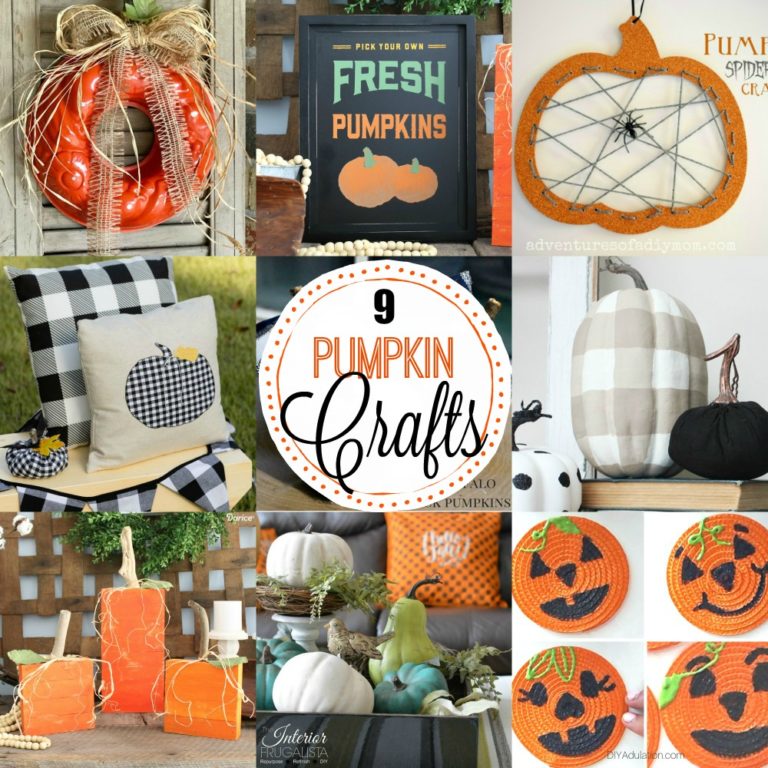 9 Pumpkin Crafts & Decor Ideas