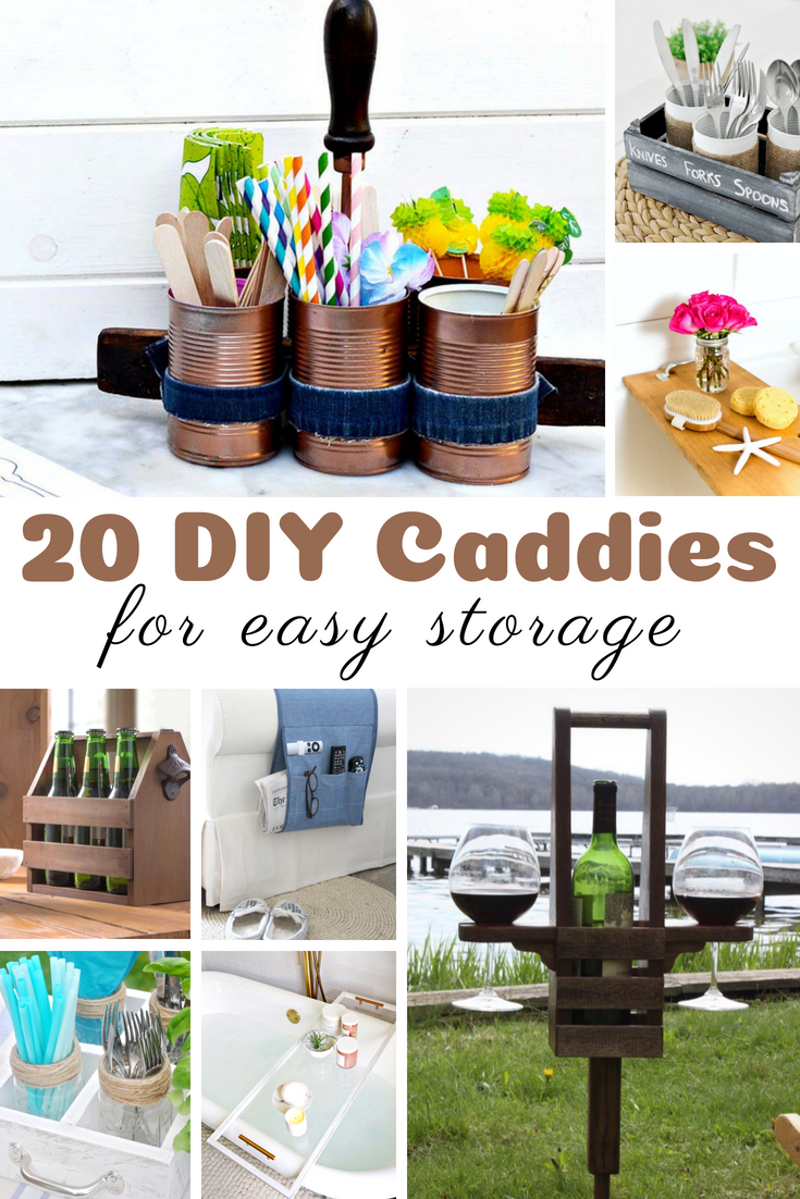 20 DIY Caddies for Easy Storage