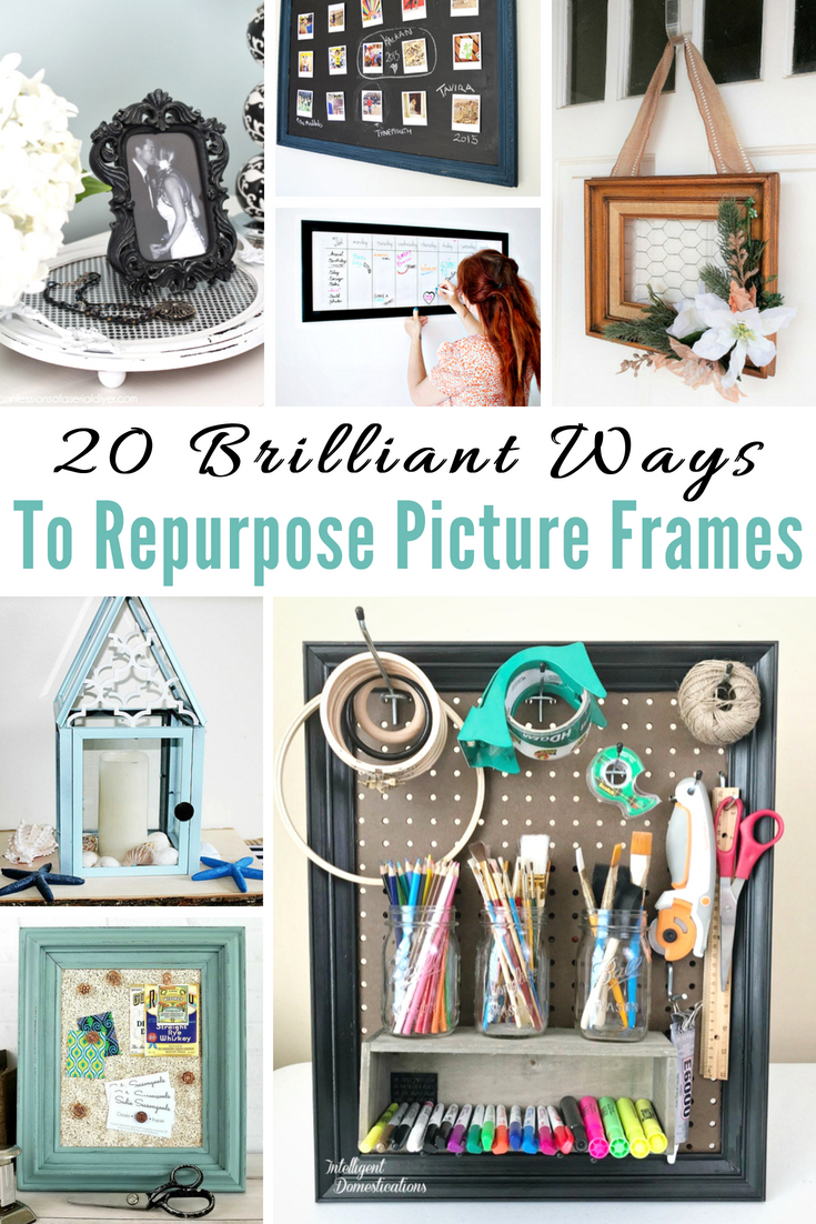 20 Brilliant Ways to Repurpose Picture Frames
