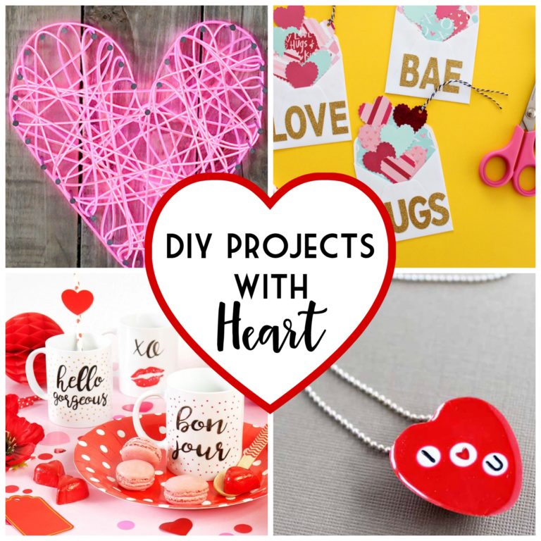 DIY Projects with Heart for Valentines Day