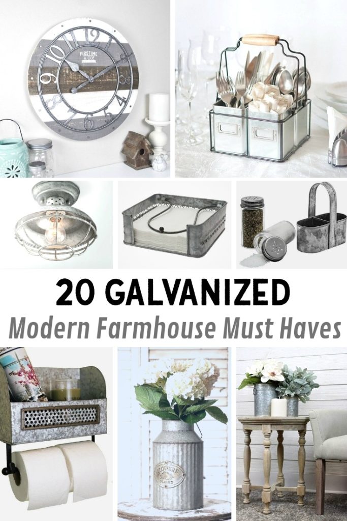 Galvanized Modern Farmhouse Must Haves