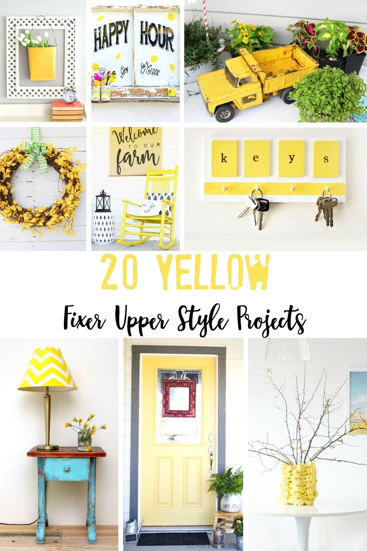 20 Yellow Fixer Upper Style Projects