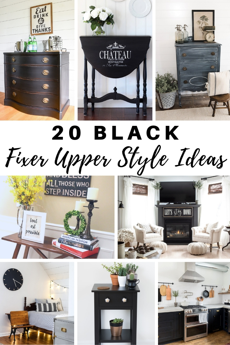 20 Black Fixer Upper Style Ideas