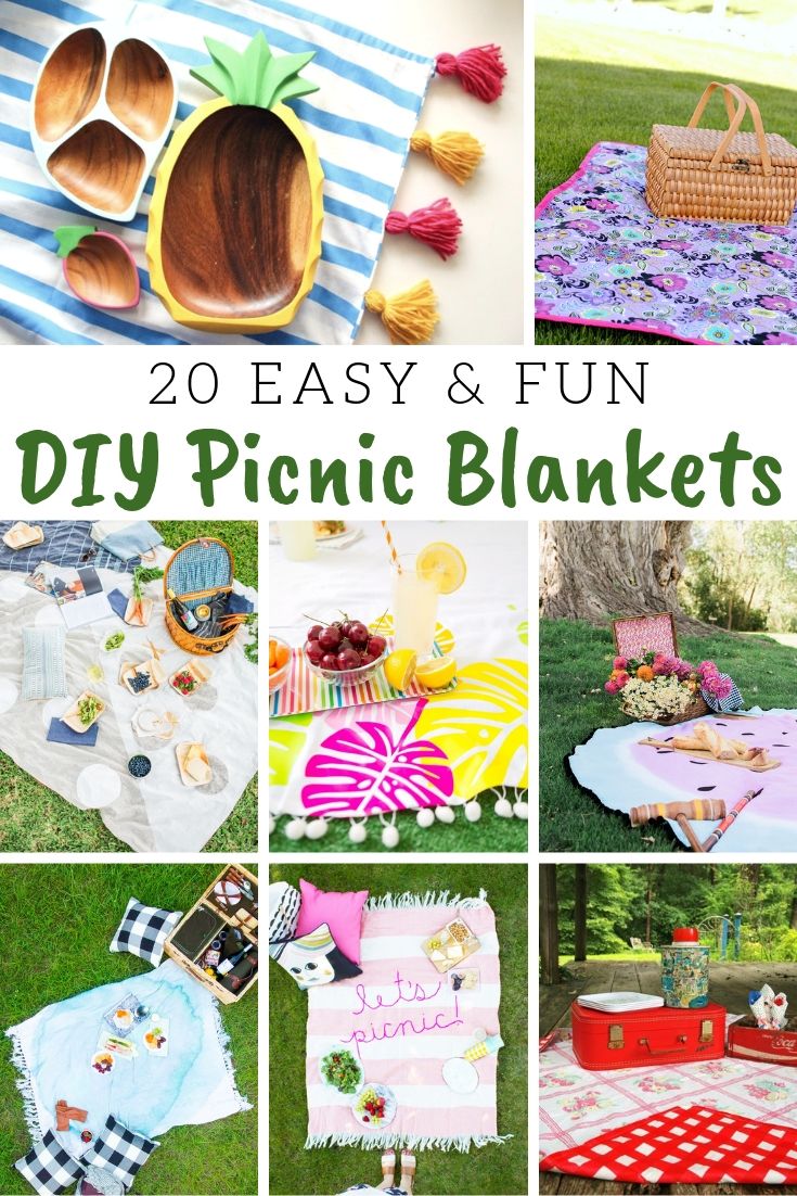 20 DIY Picnic Blankets