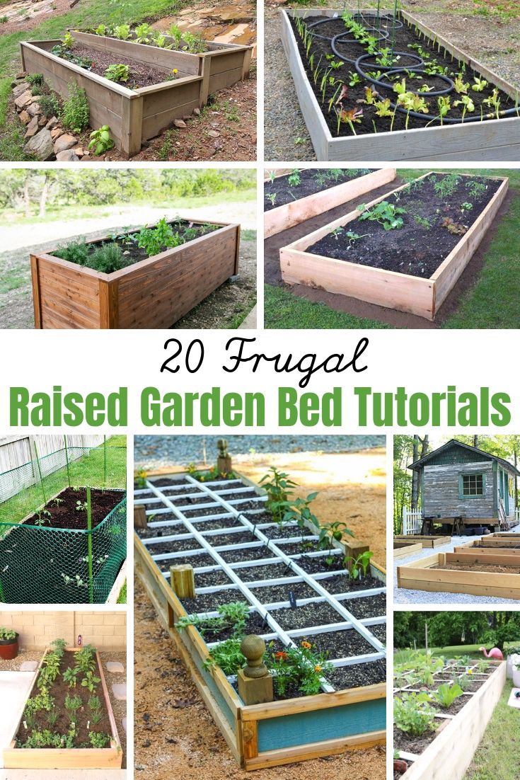 20 Raised Garden Bed Tutorials