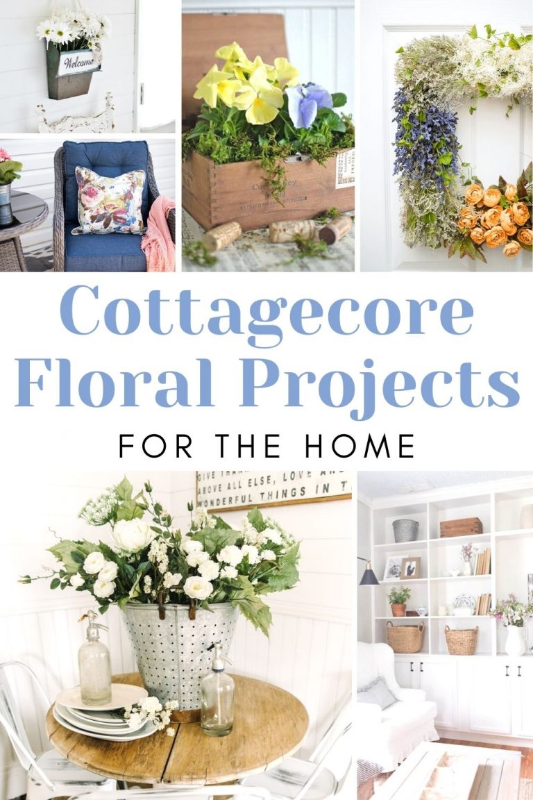 20 Cottagecore Floral Decor DIY Ideas