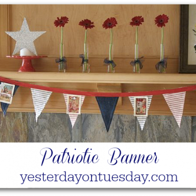Make it Monday:  Patriotic Pennant Tutorial