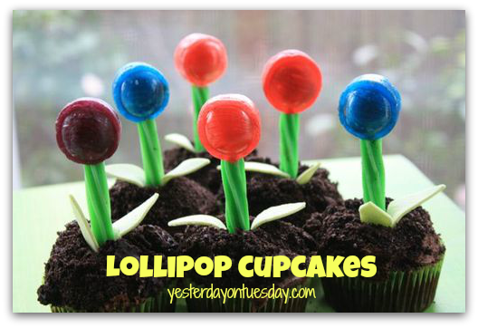 Lollipop Cupcakes