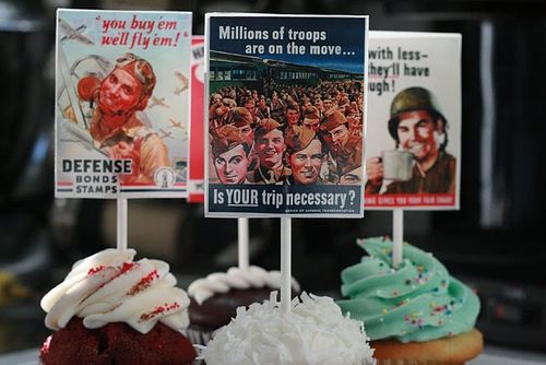 Memorial Day Cupcake Toppers