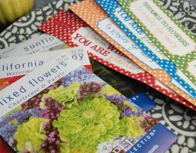 Inspired by Seed Packets Printables and Projects