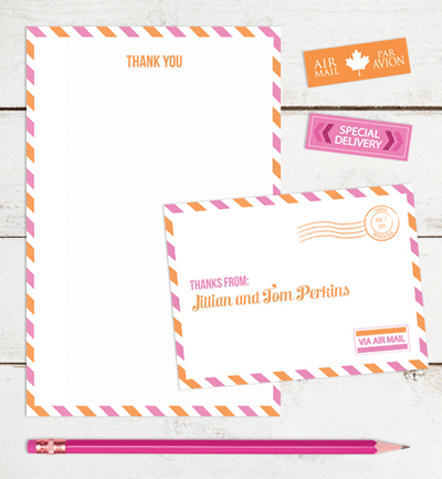 The Prettiest Free Thank You Notes