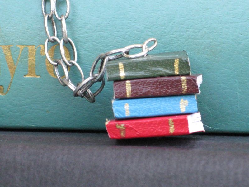 Book necklace 