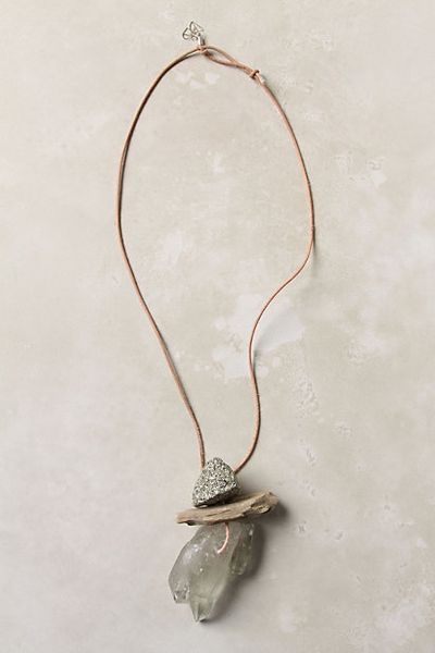 Mineral beach necklace