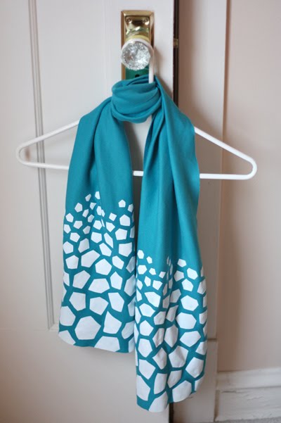 Freezer-paper-scarf