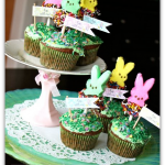 Whimsical Bunny Cupcakes for Easter, great project for kids #easter