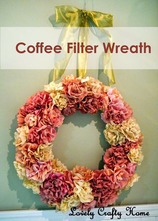 Coffeefilterwreath