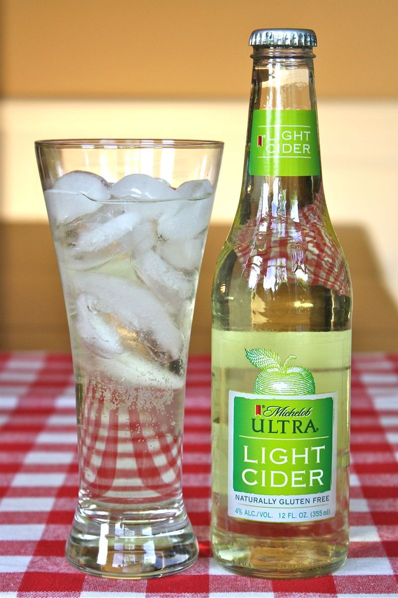 Michelob ULTRA Light Cider on ice