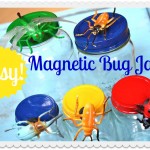 From baby food jars to Magnetic Big Jars. Fun way to organize for kids