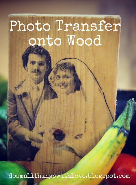 Wood transfer - do small things with love