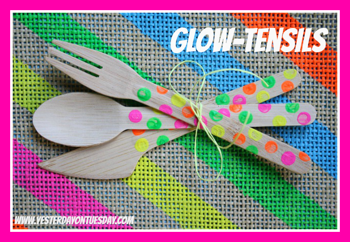 5 Supplies or Less: Glow-Tensils
