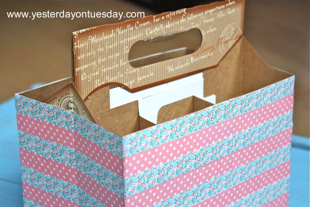 Washi Tape Straw Carrier - Yesterday on Tuesday #washi