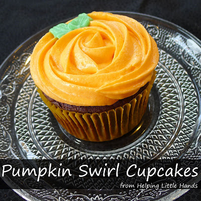 Pumpkin Swirl Cupcakes