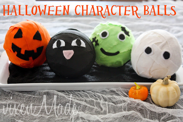 Halloween character balls