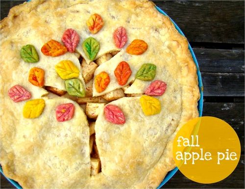 Fall apple pie