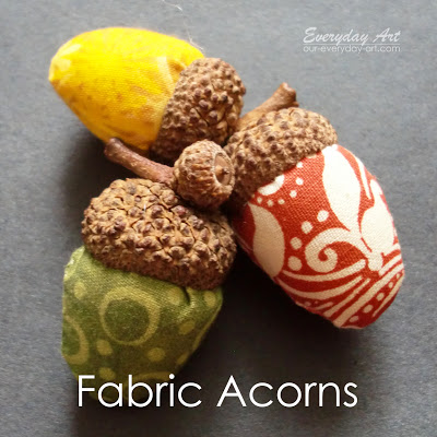 Fabric Acorns