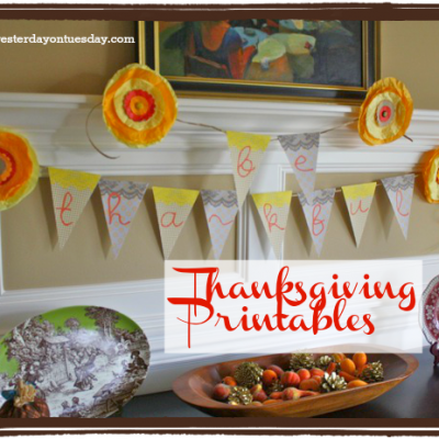 FREE Thanksgiving Printables