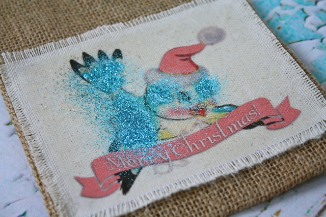 Bluebird Gift Bags - Yesterday on Tuesday #christmas #christmascrafts #christmasprintables #freeprettythingsforyou