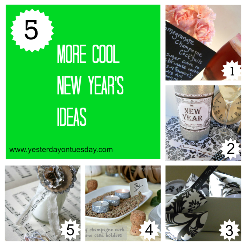 New Years Crafts - Yesterday on Tuesday #newyears #newyearscrafts #newyearsparties