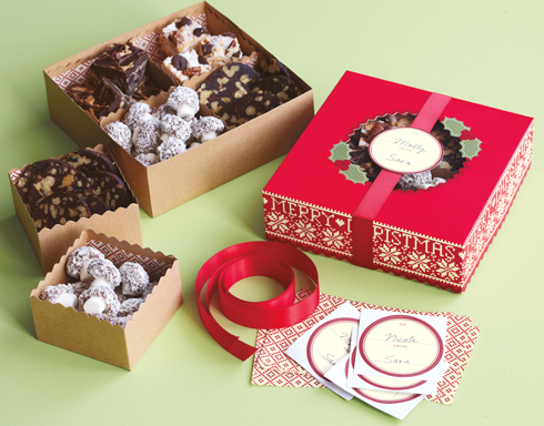 Cottage Christmas Compartment Treat Boxes - Martha Stewart Crafts