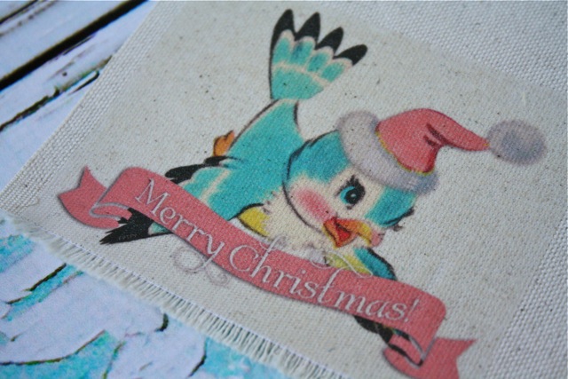 Bluebird Gift Bags - Yesterday on Tuesday #christmas #christmascrafts #christmasprintables #freeprettythingsforyou