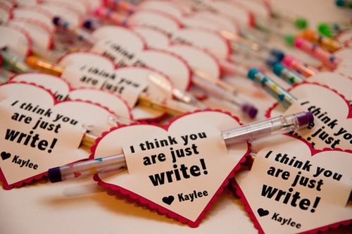 I Think You Are Just Write Valentine - Bits of Everything #bitsofeverything #valentines #kidsvalentines #valentinesday